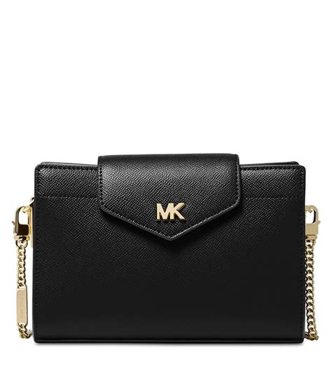 michael michael kors large crossgrain leather crossbody clutch|Large Crossgrain Leather Crossbody Clutch .